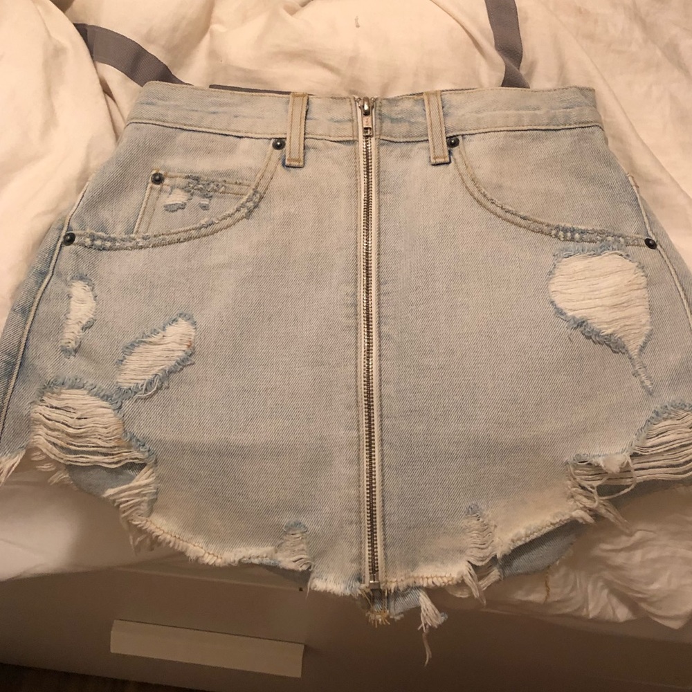 Carmar denim skirt